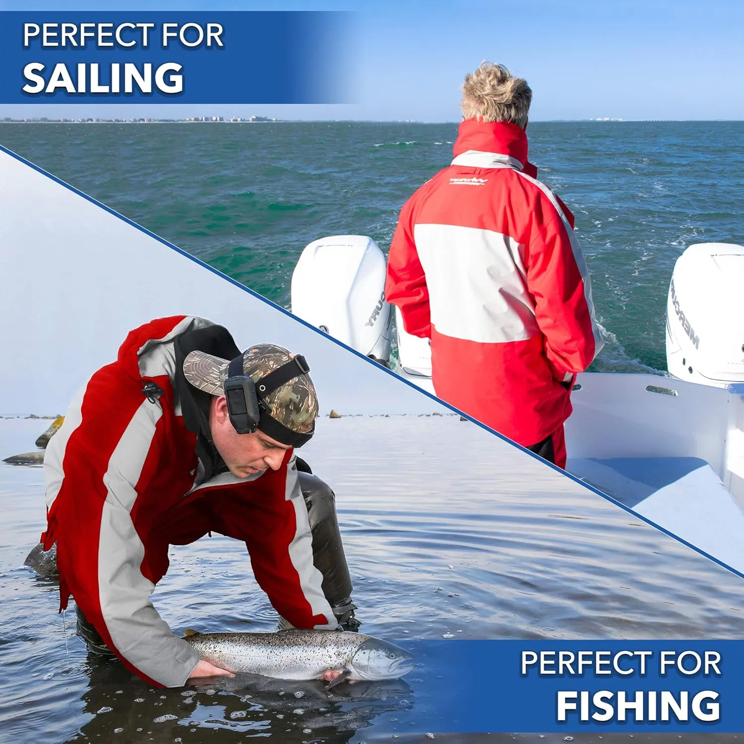 WindRider Pro Rain Jacket | Foul Weather Jacket | Fishing, Sailing, Boating