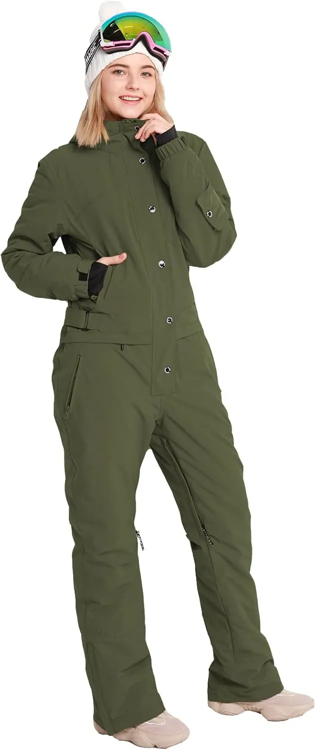 Womens Snowsuit One Pieces Ski Suits Jumpsuits Colorful Coveralls Snowboard Jackets