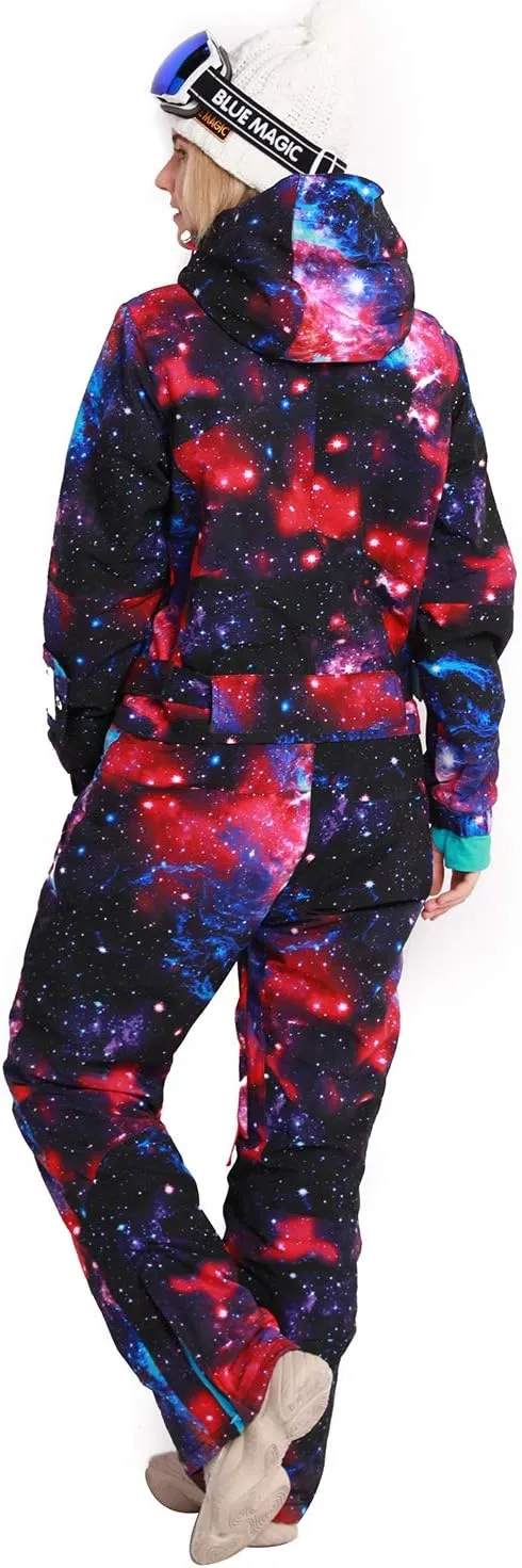 Womens Snowsuit One Pieces Ski Suits Jumpsuits Colorful Coveralls Snowboard Jackets