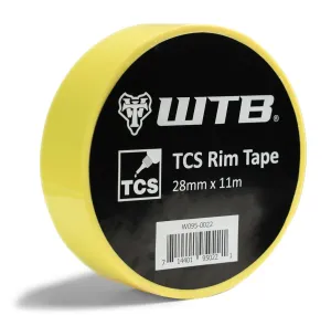 WTB Tubeless Rim Tape 28mm x 11m Roll, High-Performance, Durable Tubeless Setup for Bicycle Rims, Airtight Seal, Easy Application, and Compatible TCS and Other Tubeless Rims