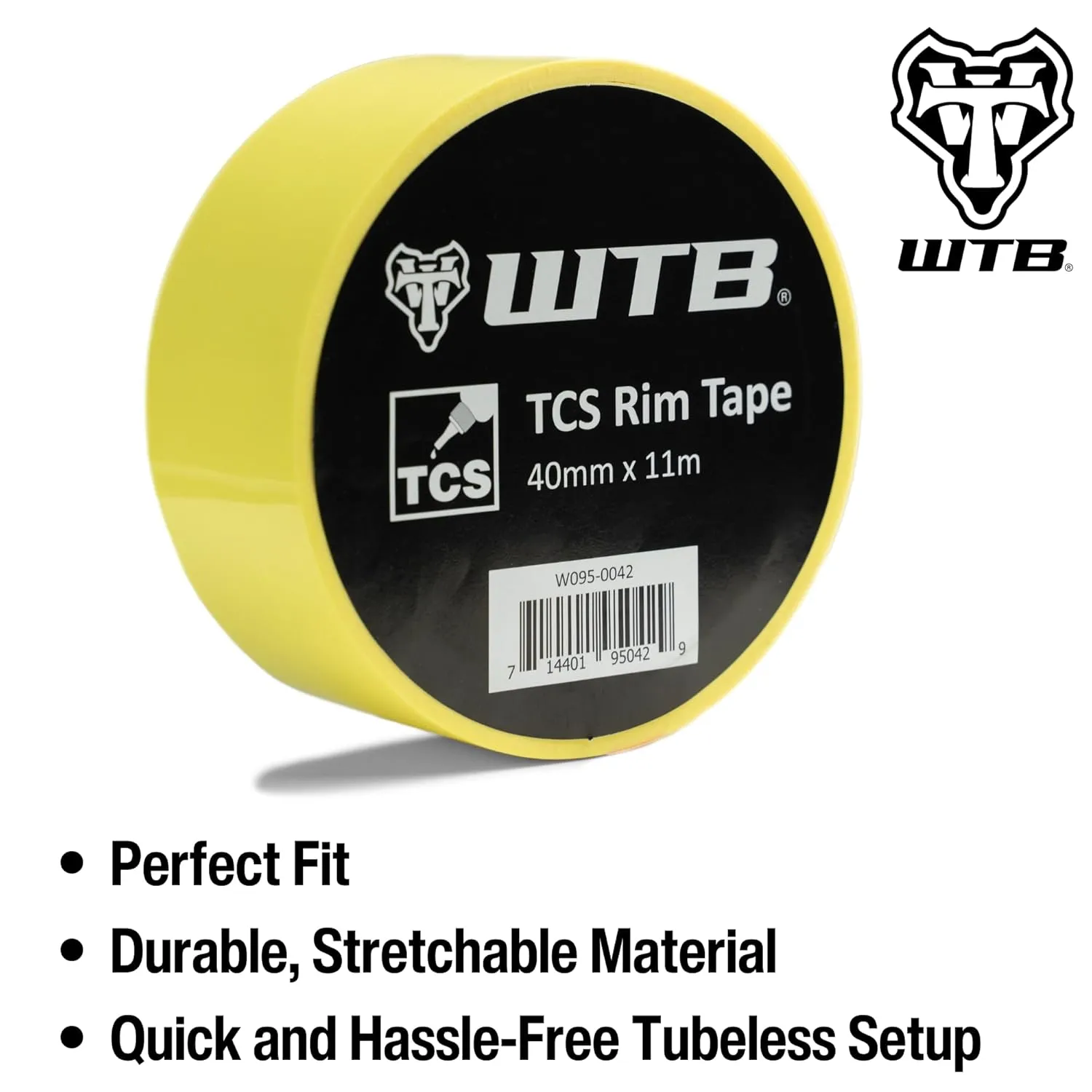 WTB Tubeless Rim Tape 40mm x 11m Roll, High-Performance, Durable Tubeless Setup for Bicycle Rims, Airtight Seal, Easy Application, and Compatible TCS and Other Tubeless Rims