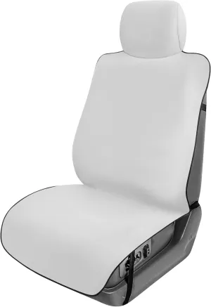 WYLF Easy Roll-Out Waterproof Car Seat Cover, for Surfing Yoga Gym Beach, Perfect for Cars, Trucks, SUVs, Vans - Pack of 1 Protector for Front Seat - Premium Neoprene, Anti-Slip Car Towel-GRAY