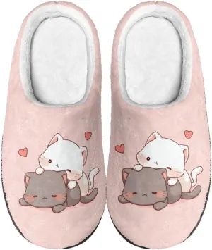 Xpyiqun House Shoes Soft Plush Fuzzy Warm Slippers Winter Home Slippers for Men Women Size 4-12