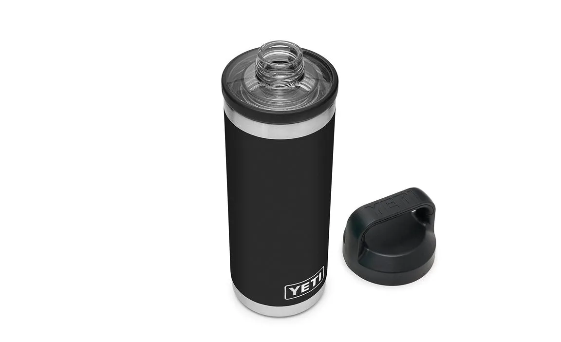 YETI RAMBLER 18OZ (532ML) BOTTLE W/ CHUG CAP - BLACK