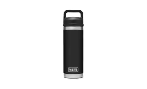 YETI RAMBLER 18OZ (532ML) BOTTLE W/ CHUG CAP - BLACK