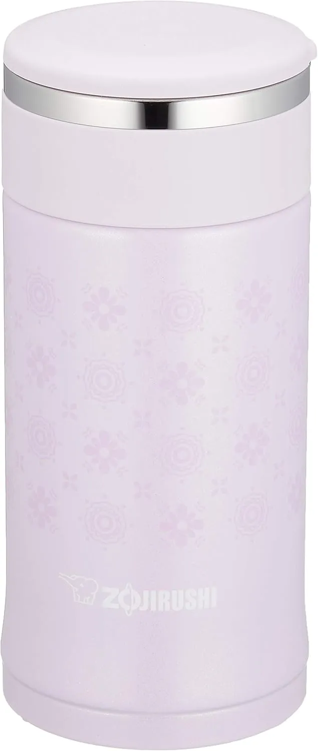 Zojirushi SM-ED20-VP Water Bottle, Direct Drinking Stainless Steel Mug, 7.8 fl oz (200 ml), Pearl Lavender