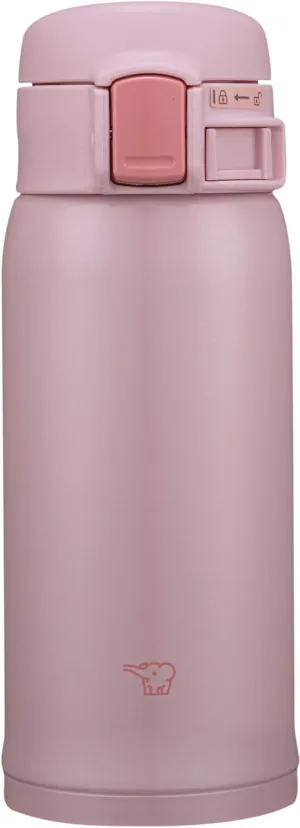 Zojirushi SMSR36EPP Stainless Mug, 12-Ounce, Pearl Pink